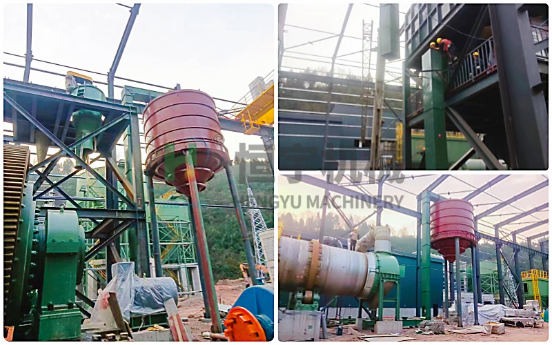  四川提升霞石粉客戶, 4臺HYZD-3LZ型斗式提升機(jī)